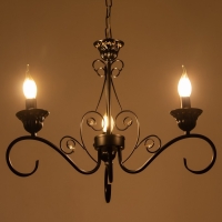 Люстра "Азазель" 3xE14 40Вт черно-золотой 57х57х39,5-98 см BayerLux Люстра "Азазель" 3xE14 40Вт черно-золотой 57х57х39,5-98 см BayerLux