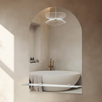 Зеркало &laquo;Арка&raquo;, настенное, с полочкой, 39&times;59 см