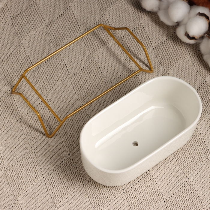 Горшок на подставке "Бонсайница" для кактусов и суккулентов, 17х8,5х5см