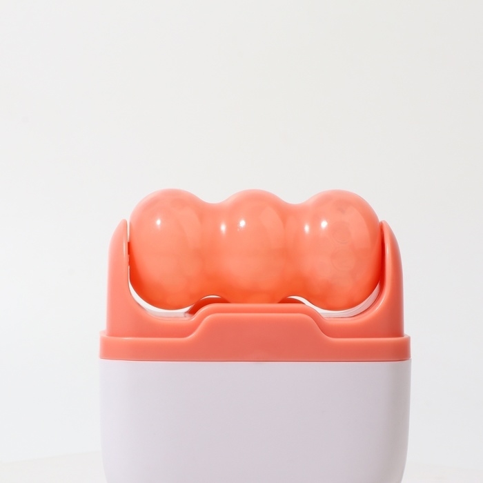 Криомассажёр для лица 2 в 1, 10 × 8 см, цвет бежевый Криомассажёр для лица 2 в 1, 10 × 8 см, цвет бежевый