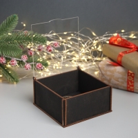 Новогодняя шкатулка "Кобра 2025" 6х12х12 см Новогодняя шкатулка "Кобра 2025" 6х12х12 см