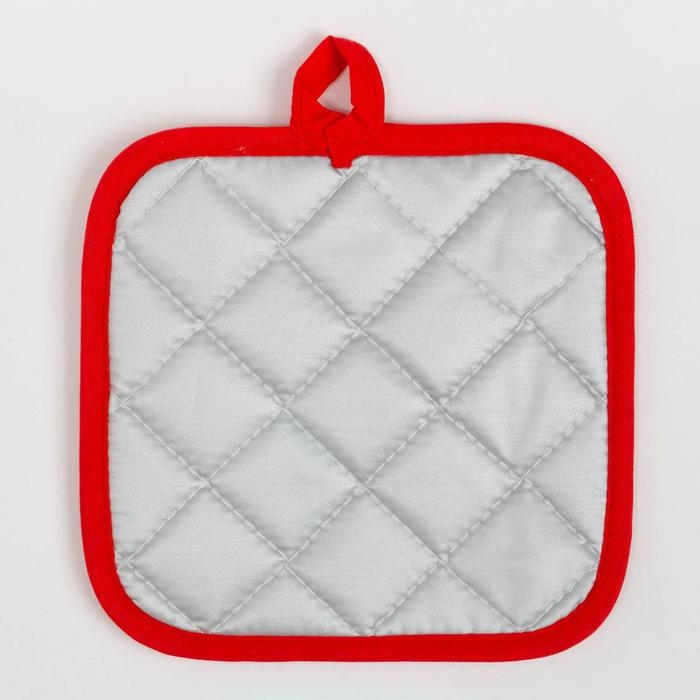 Кухонный новогодний набор Доляна Christmas прихватка 17*17см, варежка 26*16 см, фартук 60*80 см,100% п/э Кухонный новогодний набор Доляна Christmas прихватка 17*17см, варежка 26*16 см, фартук 60*80 см,100% п/э