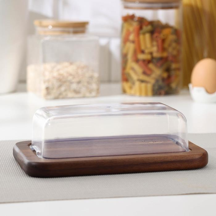 Маслёнка, 19&times;12,5&times;6 см, акация