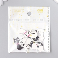 Декор для творчества дерево "Кошки чёрные и белые" набор 10 шт 2,5х2,5 см Декор для творчества дерево "Кошки чёрные и белые" набор 10 шт 2,5х2,5 см