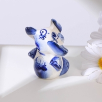 Сувенир &laquo;Слон&raquo;, средний, 7 см, гжель