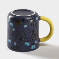 Кружка керамическая с ложкой &laquo;Гербарий&raquo;, 350 мл