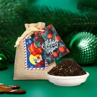 Новый год. Чай новогодний в мешочке с ароматом апельсина, 30 г Новый год. Чай новогодний в мешочке с ароматом апельсина, 30 г