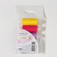 Набор ниток &laquo;Летний&raquo;, 40ЛШ, 200 м, 5 шт, цвет разноцветный