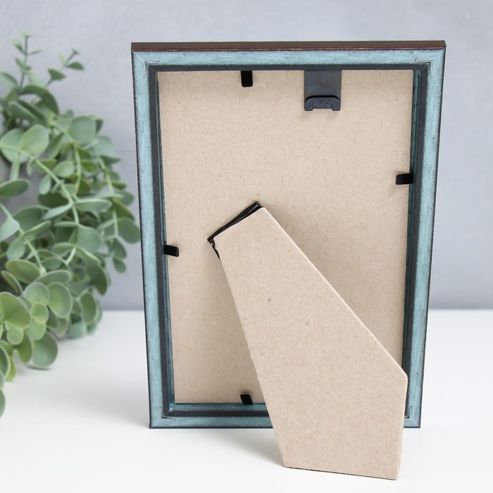 Фоторамка пластик Фоторамка пластик "Радуга" 10х15 см, бронза