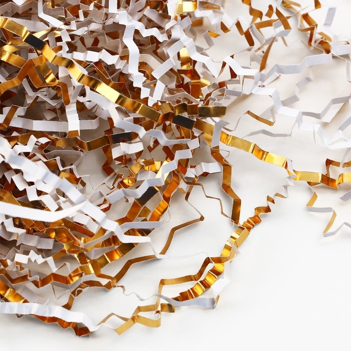 Наполнитель для шаров и подарков, упаковка, &laquo;Золотой фейерверк&raquo; , 15 х 26 см