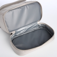 Косметичка на молниях, цвет серый Косметичка на молниях, цвет серый