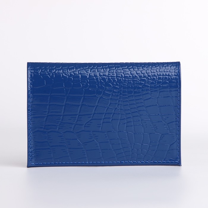 Обложка для паспорта, цвет синий