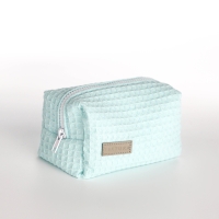 Косметичка на молнии TEXTURA, цвет бирюзовый Косметичка на молнии TEXTURA, цвет бирюзовый