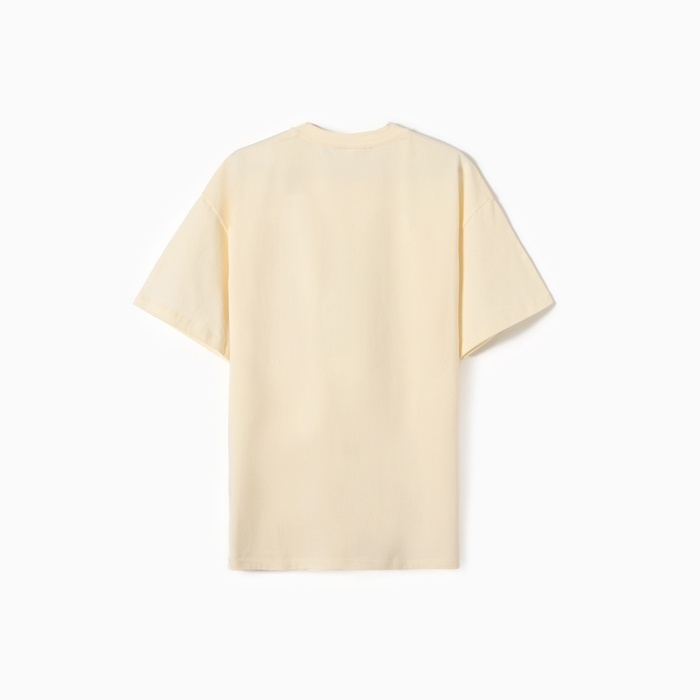 Футболка мужская MINAKU: UPDATE ME, цвет молочный, р-р 50-52