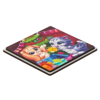 Дервянные пазлы на новый год «Зверята украшают ёлочку» Дервянные пазлы на новый год «Зверята украшают ёлочку»