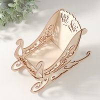 Шкатулка-сани "Узорчатые санки" 21х9х16,5 см (набор 5 деталей) Шкатулка-сани "Узорчатые санки" 21х9х16,5 см (набор 5 деталей)