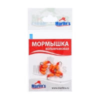 Мормышка вольфрам Marlin's Мураш №2, 3.5 мм, 0.65 г, цвет оранжевый, 10 шт Мормышка вольфрам Marlin's Мураш №2, 3.5 мм, 0.65 г, цвет оранжевый, 10 шт