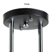 Люстра Светогор 5861/2 2х60W Е27 чёрный/хром Люстра Светогор 5861/2 2х60W Е27 чёрный/хром