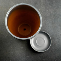 Горшок цветочный "Серебро" с поддоном, 2,4л Горшок цветочный "Серебро" с поддоном, 2,4л