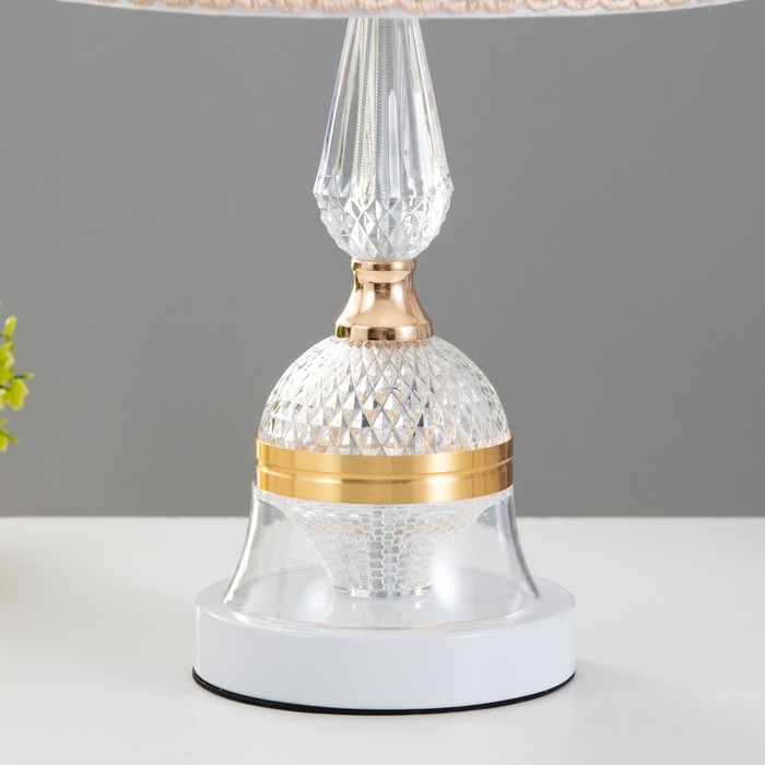 Настольная лампа "Мира" Е27 40Вт белый 25х25х41 см RISALUX