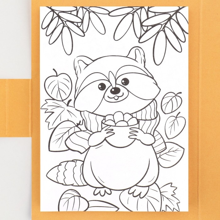 Подарочный набор в открытке: отрывной блок с заданиями и карандаши &laquo;Для тех, у кого лапки&raquo;