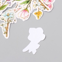 Наклейки для творчества "Весеннее цветение" тиснение золото набор 48 шт 9х7х0,8 см Наклейки для творчества "Весеннее цветение" тиснение золото набор 48 шт 9х7х0,8 см