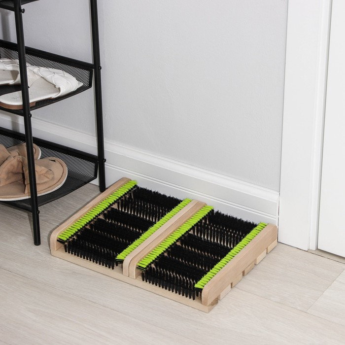 Щётка напольная для очистки обуви, 39&times;29&times;5,6 см, 1212 пучков
