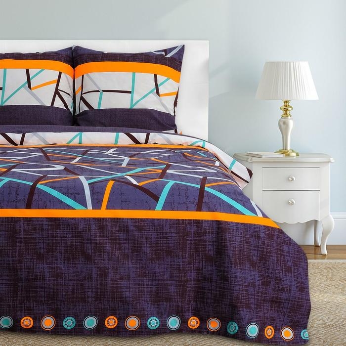 Постельное бельё "Этель" 2 сп. Урбан 175х215 см, 200х220 см, 70х70 см - 2 шт., 100% хлопок, бязь 125 г/м&sup2;