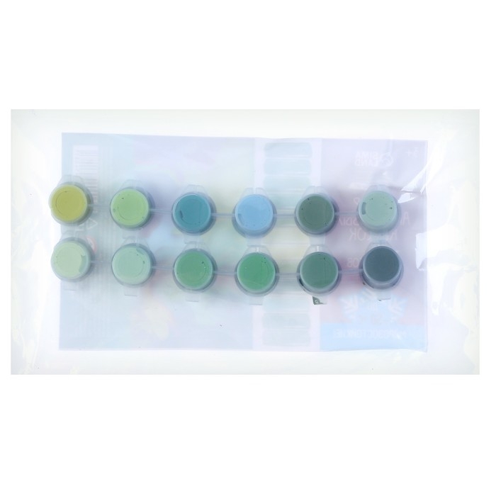 Набор акриловых красок &laquo;&lrm;Свежесть&raquo;&lrm;, 12 цветов