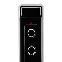 Обогреватель Centek CT-6222-7, масляный, напольный, 1500 Вт, 15 м&sup2;, 7 секций, бело-чёрный