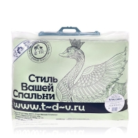 Подушка СВС &laquo;Классика&raquo;, 50х68 см, пух 50%, перо 50%, тик, хл 100%