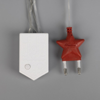 Гирлянда &laquo;Бахрома&raquo; 1.8 &times; 0.5 м, IP20, прозрачная нить, 48 LED, свечение тёплое белое, 8 режимов, 220 В