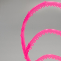 Подставка для украшений &laquo;Сердце&raquo;, 31 место, 13,5&times;24&times;30 см, цвет розовый