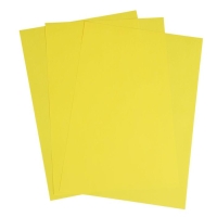 Бумага цветная А4, 100 листов Calligrata Интенсив, жёлтая, 80 г/м&sup2;