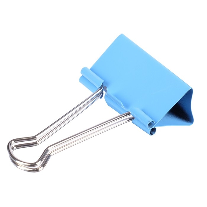 Зажимы для бумаг 51 мм, 12 штук, deVENTE, металлические, МИКС х 4 цвета, картонная коробка Зажимы для бумаг 51 мм, 12 штук, deVENTE, металлические, МИКС х 4 цвета, картонная коробка