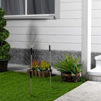 Садовый светильник на солнечной батарее «Одуванчики» 2 шт., 78 см, 160 LED, свечение мульти Садовый светильник на солнечной батарее «Одуванчики» 2 шт., 78 см, 160 LED, свечение мульти