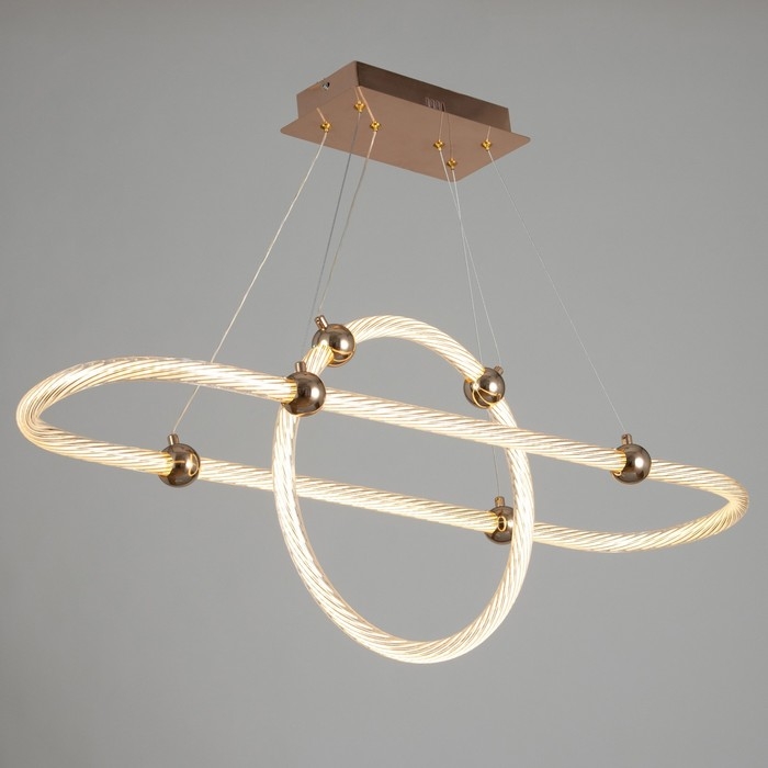 Светильник "Слинт" LED 146Вт золото 101х29х40-190 см BayerLux