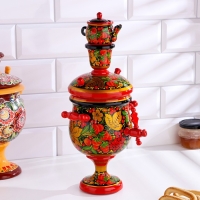 Сувенир &laquo;Самовар&raquo;, хохлома
