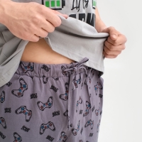 Пижама мужская KAFTAN "Подвиг" р.56, серый Пижама мужская KAFTAN "Подвиг" р.56, серый