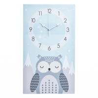 Часы-картина настенные "Совушка", плавный ход, 35 х 60 см, АА Часы-картина настенные "Совушка", плавный ход, 35 х 60 см, АА