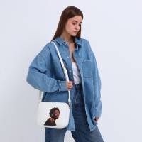 Сумка женская через плечо TEXTURA, маленького размера, цвет белый