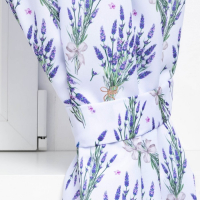 Комплект штор для кухни с подхватами Lavender 145х180см-2 шт., 100% п/э Комплект штор для кухни с подхватами Lavender 145х180см-2 шт., 100% п/э