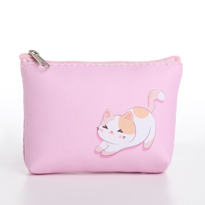 Кошелек детский, цвет микс Кошелек детский, цвет микс "Добрый котик", 11*7 см микс