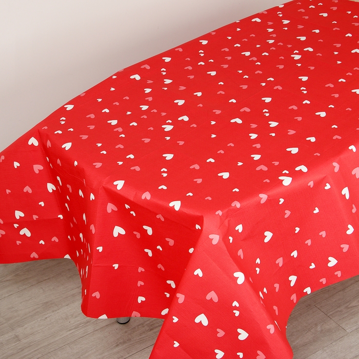 Скатерть &laquo;Сердечки&raquo;, 120х180 см