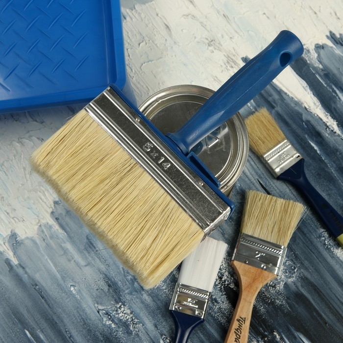 Кисть-макловица ТУНДРА, смешанная щетина, пластиковая рукоятка, 50х140 мм Кисть-макловица ТУНДРА, смешанная щетина, пластиковая рукоятка, 50х140 мм