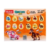 Конструктор в яйце &laquo;Животные&raquo;, 12 видов, МИКС