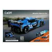 Конструктор инерционный &laquo;Спорткар&raquo;, 380 деталей