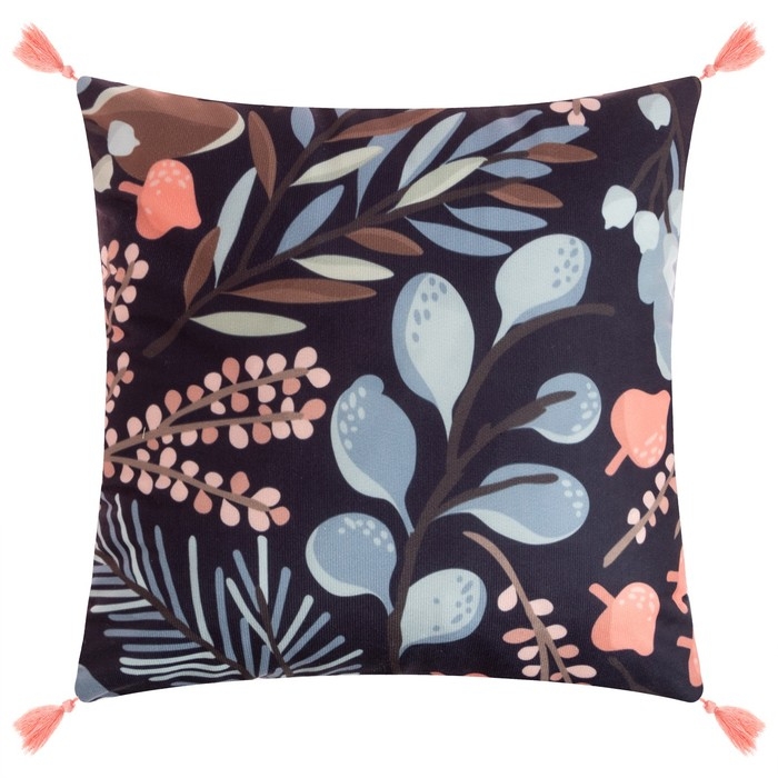 Наволочка декоративная с кисточками Этель &laquo;Флора&raquo;, 43х43 см