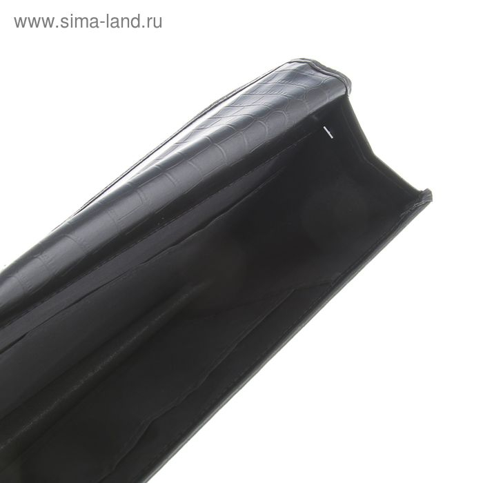 Папка деловая, искусственная кожа, для бумаг, 350 х 250 х 30 мм, 1 отделение, на замке, 3Д06 Папка деловая, искусственная кожа, для бумаг, 350 х 250 х 30 мм, 1 отделение, на замке, 3Д06 "Крокодил"