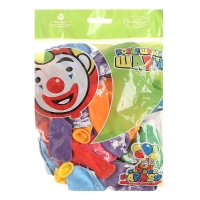 Шар латексный 12" &laquo;Весёлый зоопарк&raquo;, пастель, 2-сторонний, набор 50 шт.